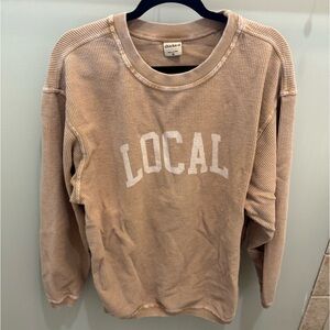 Chick-a-Dee corded crewneck